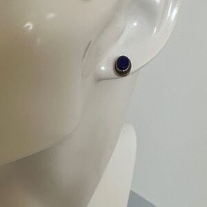925 Sterling Silver Lapis  Earrings